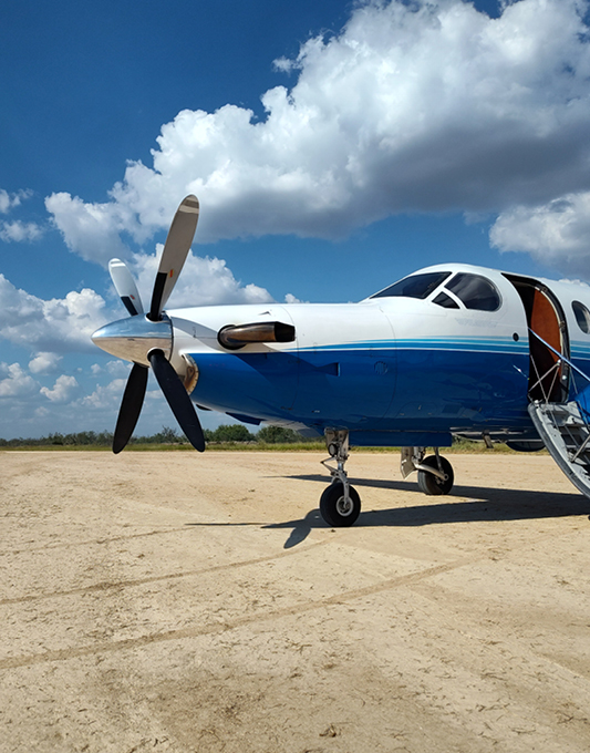 PlaneSense PC-12 in Remote Texas Ranches