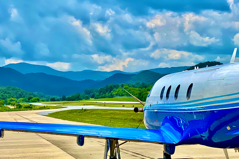 PlaneSense service area in North Carolina